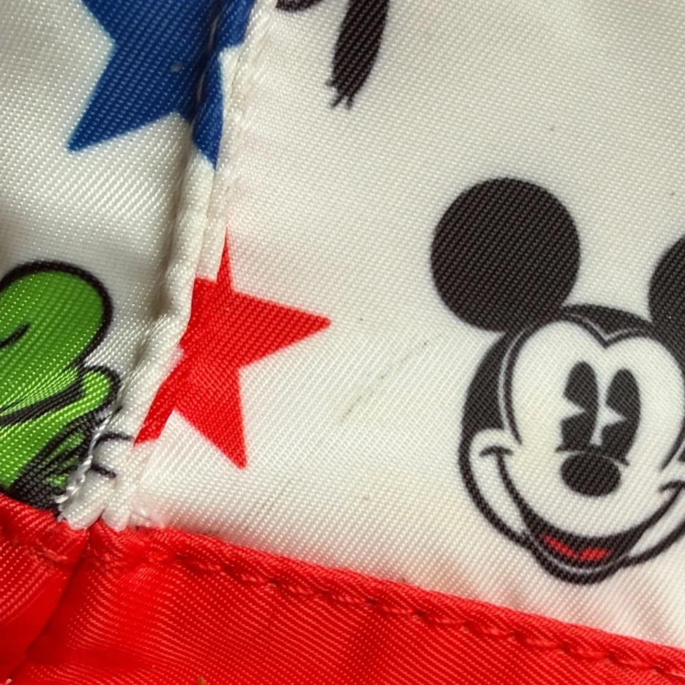 Disney Rainbow Stars Character Backpack in White, Red, Blue, Yellow - Picture 3 of 6